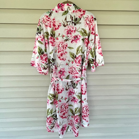Show Me Your Mumu Brie Garden of Blooms Pink Floral Robe Kimono Size O/S - Picture 3 of 10
